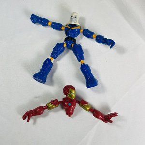 Marvel Avengers Bend Flex Taskmaster 6" Action Figure 2020 Hasbro Plus Iron Top